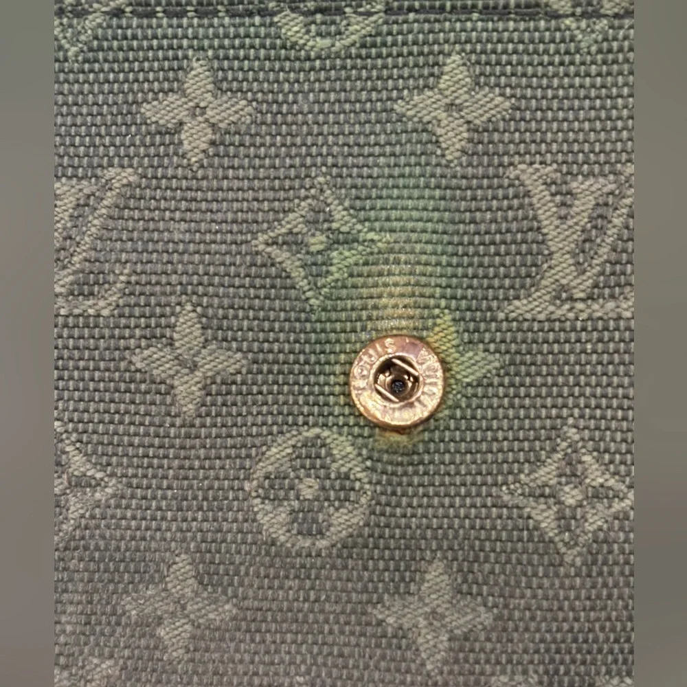 Louis Vuitton Mini Lin Wallet - Women | Color: Green - Picture 13 of 15